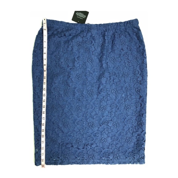 Bobeau Floral Lace Pencil Skirt Size XL - Picture 5 of 8